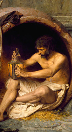 'While Mausolus boasts of the tomb raised to him by Artemisia, his wife and sister, Diogenes knows not whether he has a tomb or no — the question never having occurred to him.'