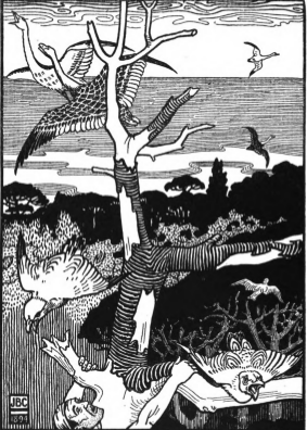 We had proceeded something less than fifty miles when we saw a great forest, thick with pines and cypresses. This we took for the mainland; but it was in fact deep sea, set with trees; they had no roots, but yet remained in their places, floating upright, as it were.