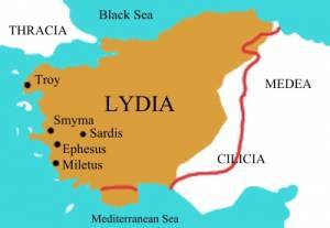ancient lydian trade
