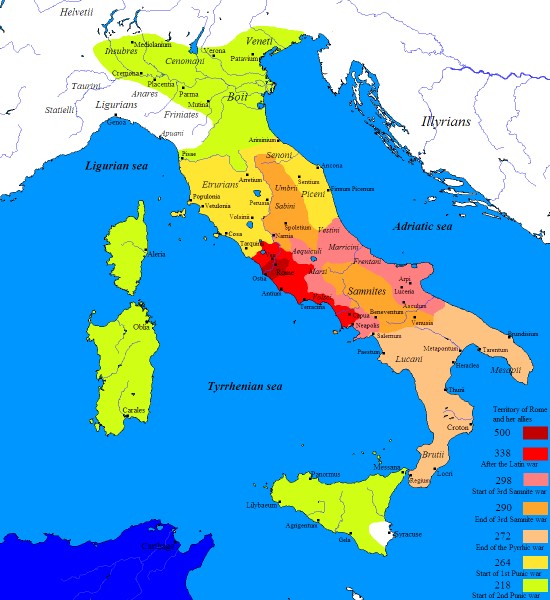 Image of the Roman Conquest of Italy
