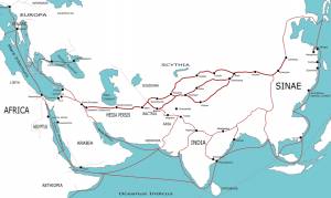 Silk Road Map Image